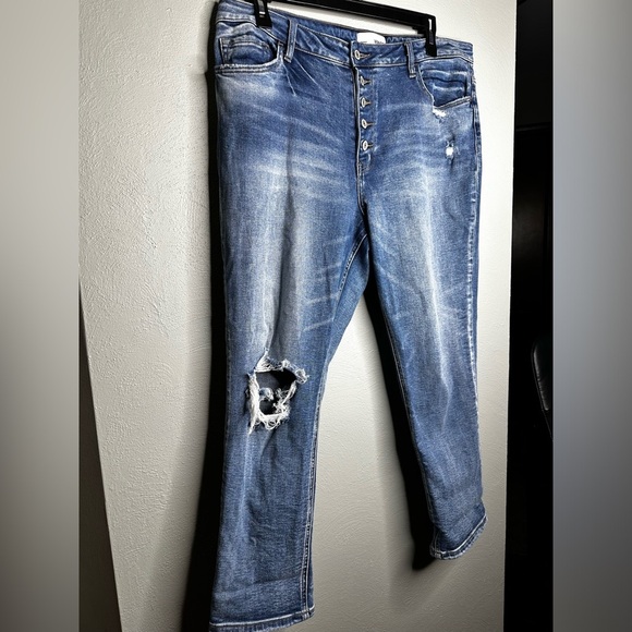 VERVET Daisy High-Rise Boyfriend Jeans Size 32 - Picture 3 of 11